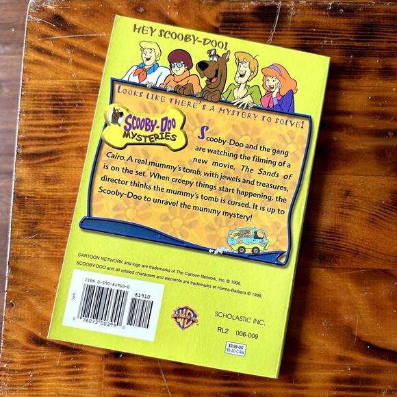 Vintage 1998 Scooby-Doo! & The Mummy's Curse Paperback Chapter Book - Picture 7 of 8